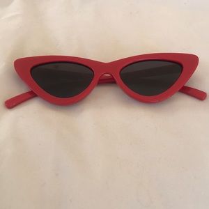 Red Cateye Sunglasses